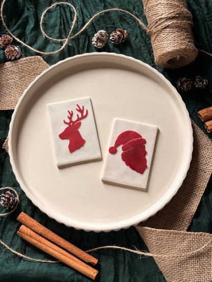 Reindeer silhouette - Cookie Stamp & cutter