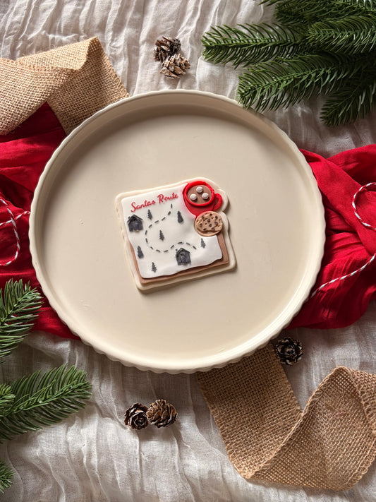 Santa's route map - Cookie Stamp & cutter