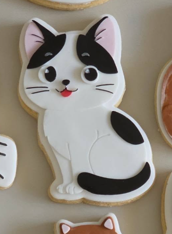 Cute cat - Cookie Cutter & Stamp