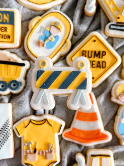 Construction Barrier- Cookie Cutter & Stamp