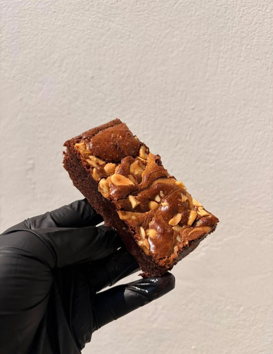 Gluten Free Snickers Brownie