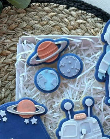 space minis cookie cutter and stamp