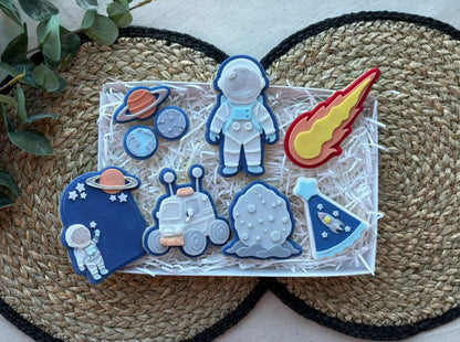 rocket hat cookie cutter and stamp