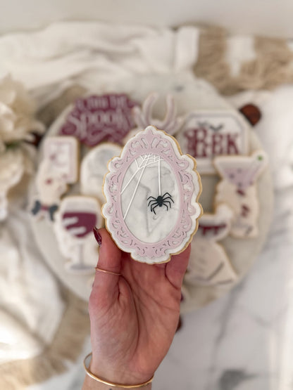 Frame with spider - Cookie Cutter & Stamp