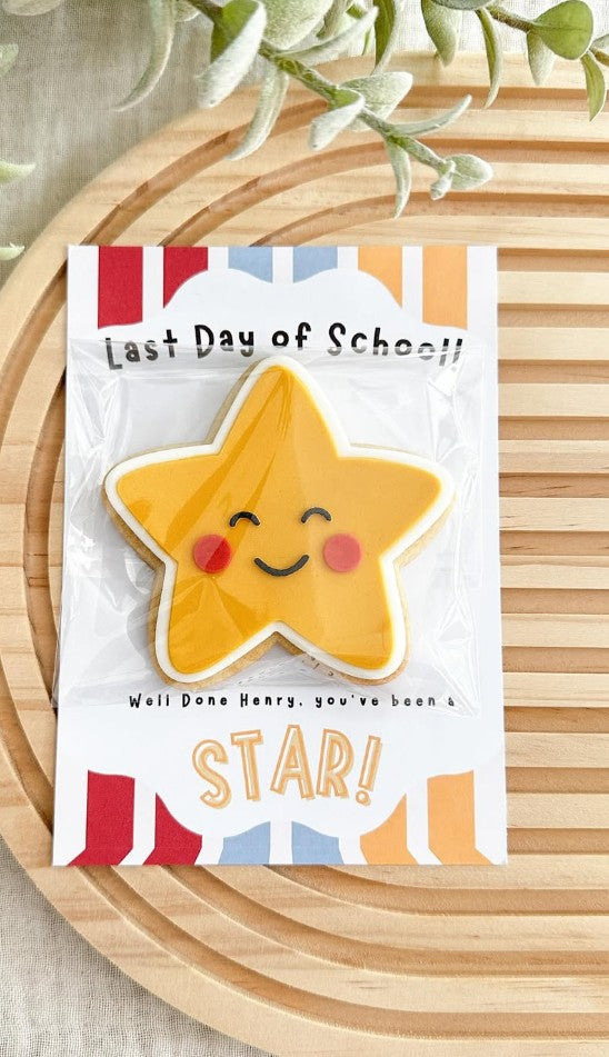 Cute Star Cookie Cutter & Stamp