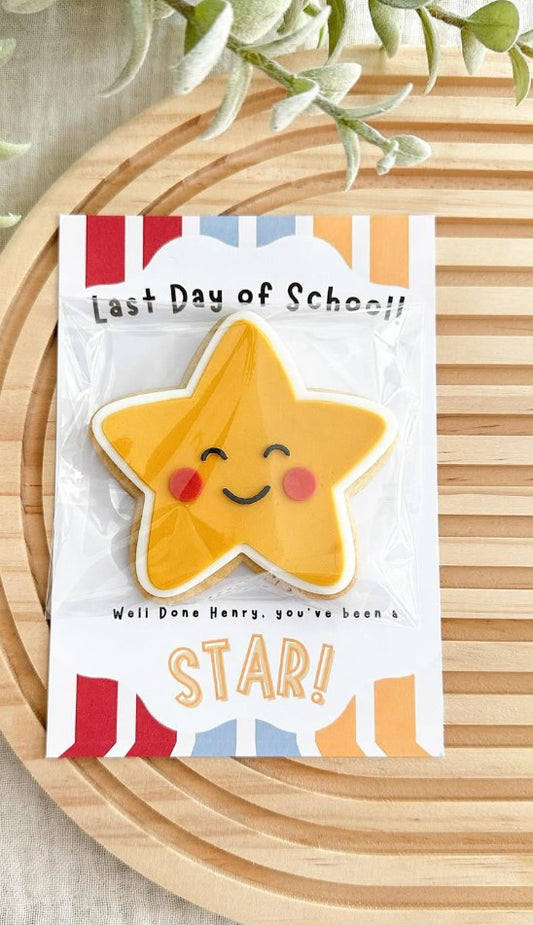 Cute Star Cookie Cutter & Stamp
