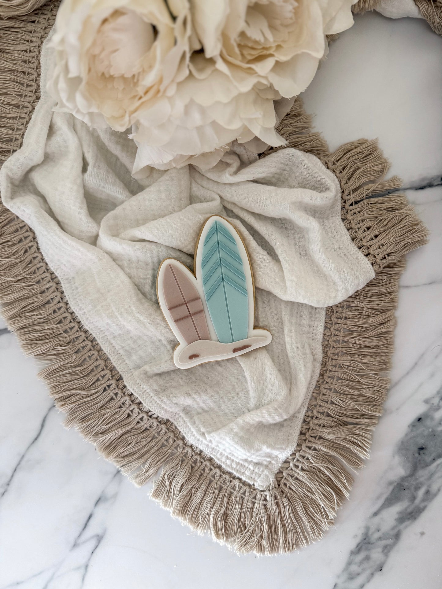 Surfboards in sand - Cookie Cutter & Stamp