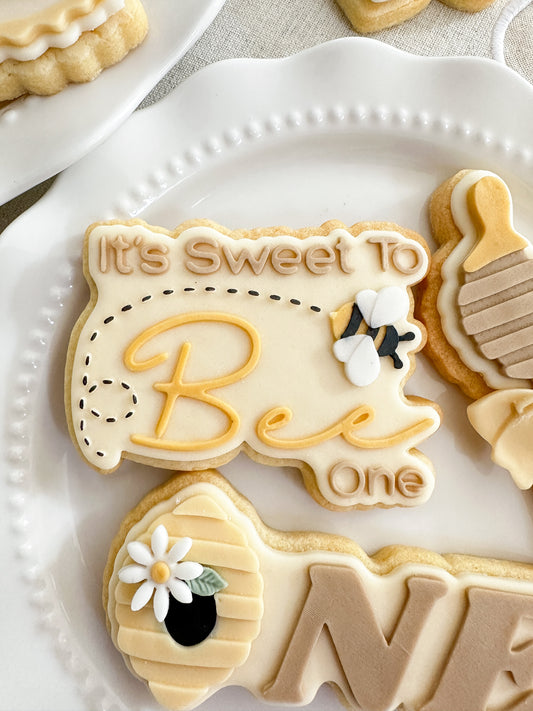 Sweet To Bee One Cookie Cutter & Stamp