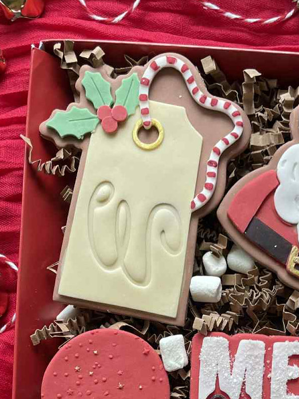 Christmas Tag cookie cutter and stamp