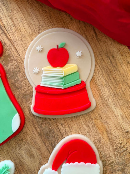 Teacher Snowglobe - Cookie Cutter & Stamp