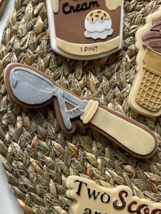 Ice Cream Scoop Cookie Cutter & Stamp