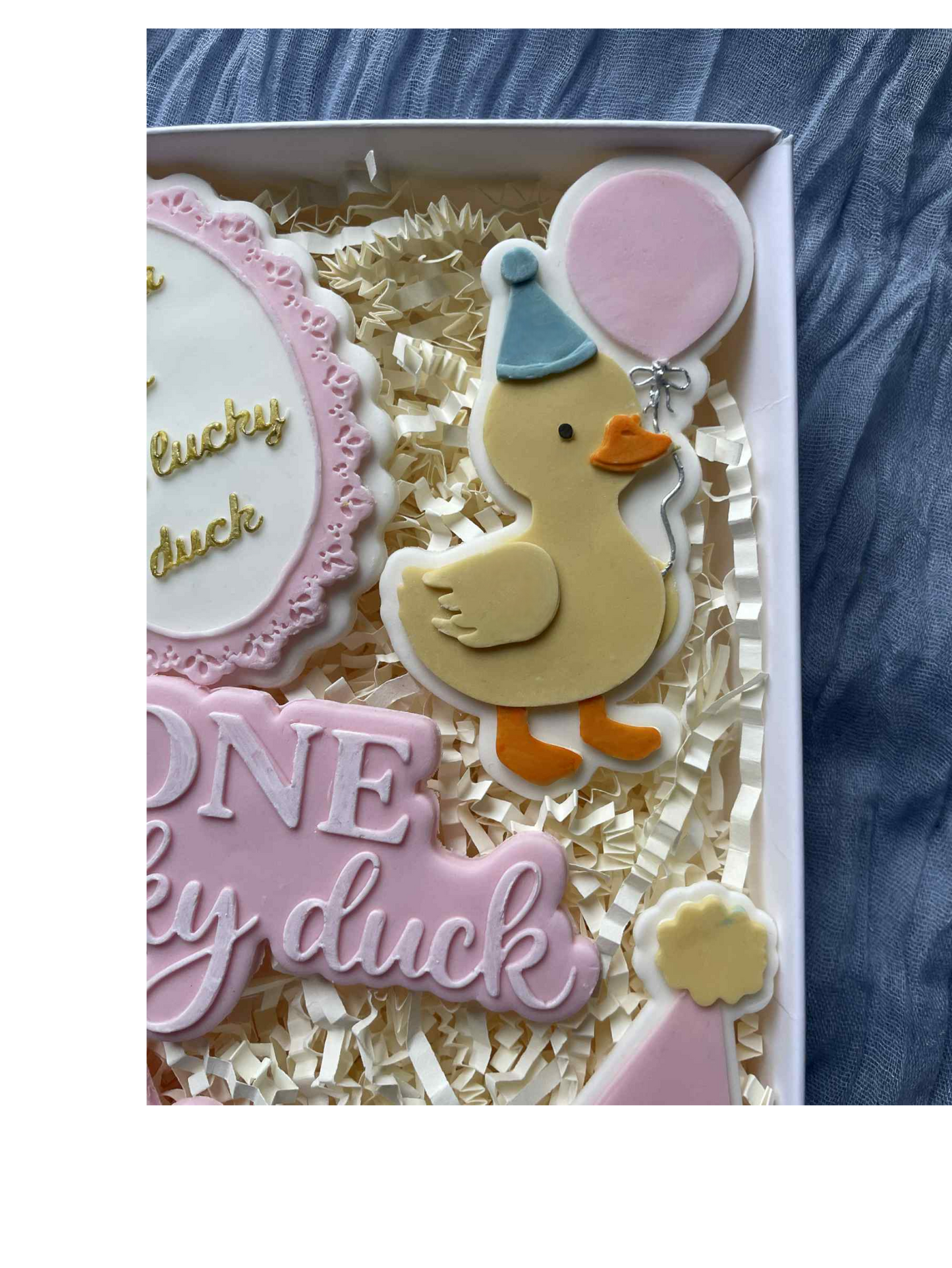 Duck with balloon - Cookie Cutter & Stamp