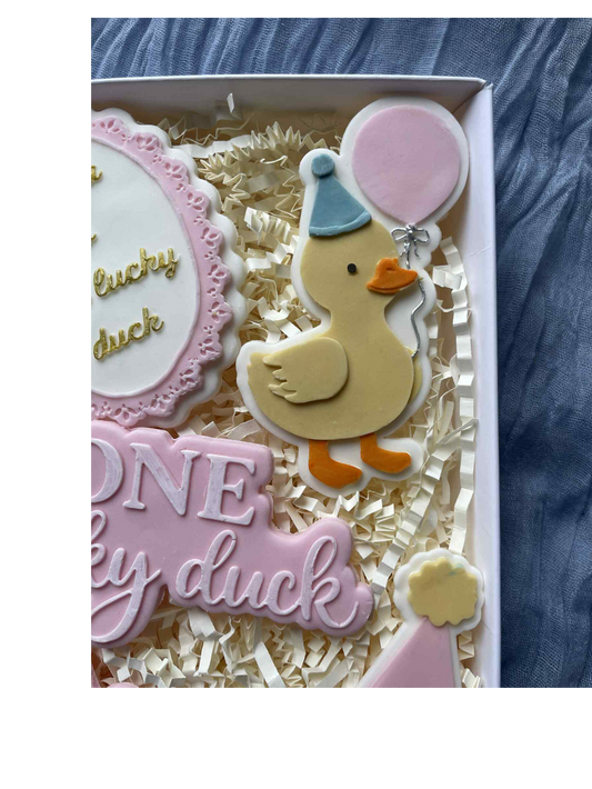 Duck with balloon - Cookie Cutter & Stamp